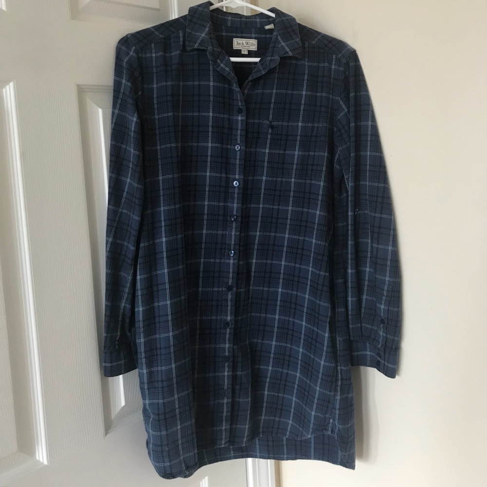 Jack Wills flannel dress size 6